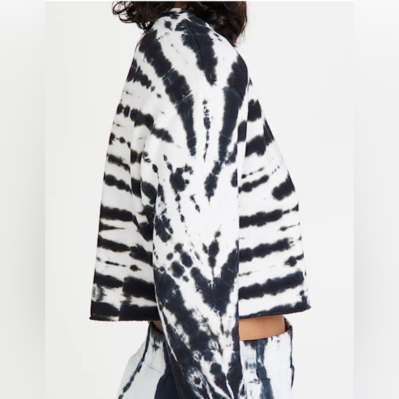 Monrow Tie Dye Sweatshirt. NWT. Made in USA. - Picture 2 of 10